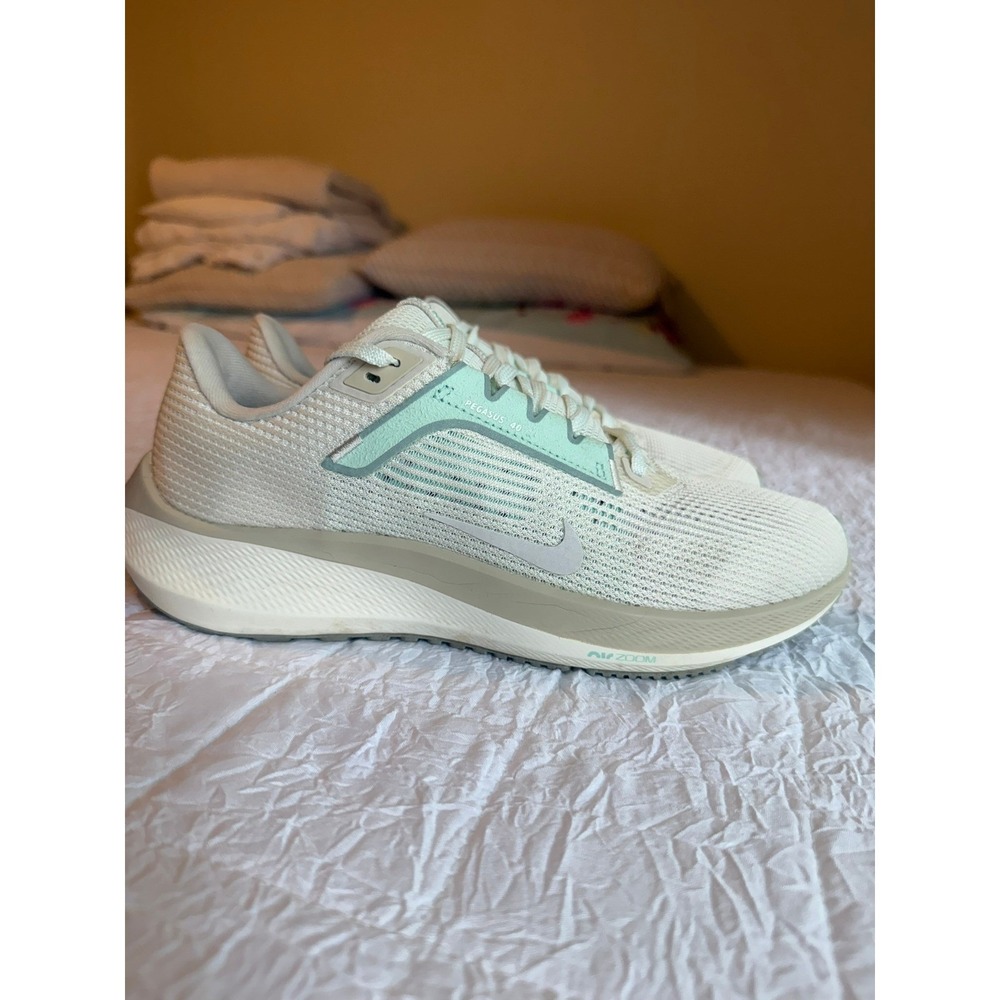 Nike Air Zoom Pegasus 40 Womens Running Shoes Sail Sea Glass FN7629-030 Size 8